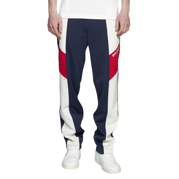 Shop Palm Angels Colorblock Track Pants In Black