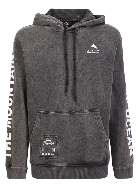 Mauna Kea Sporty Hooded Sweatshirt In Grey