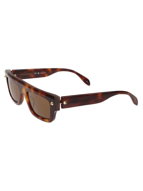 Shop Alexander Mcqueen Am0427s Brown Sunglasses