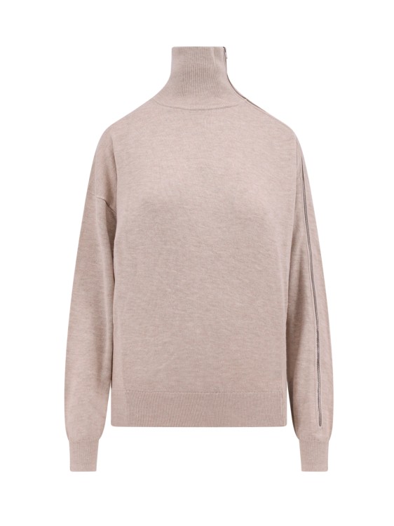 Isabel Marant Asymmetric-hem Roll-neck Jumper In Pink