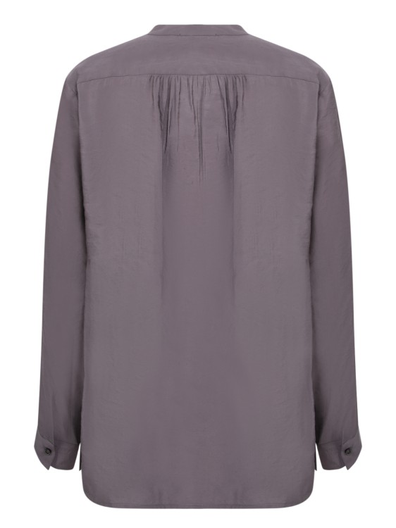 Blanca Vita Long-sleeve Viscose Tunic In Grey
