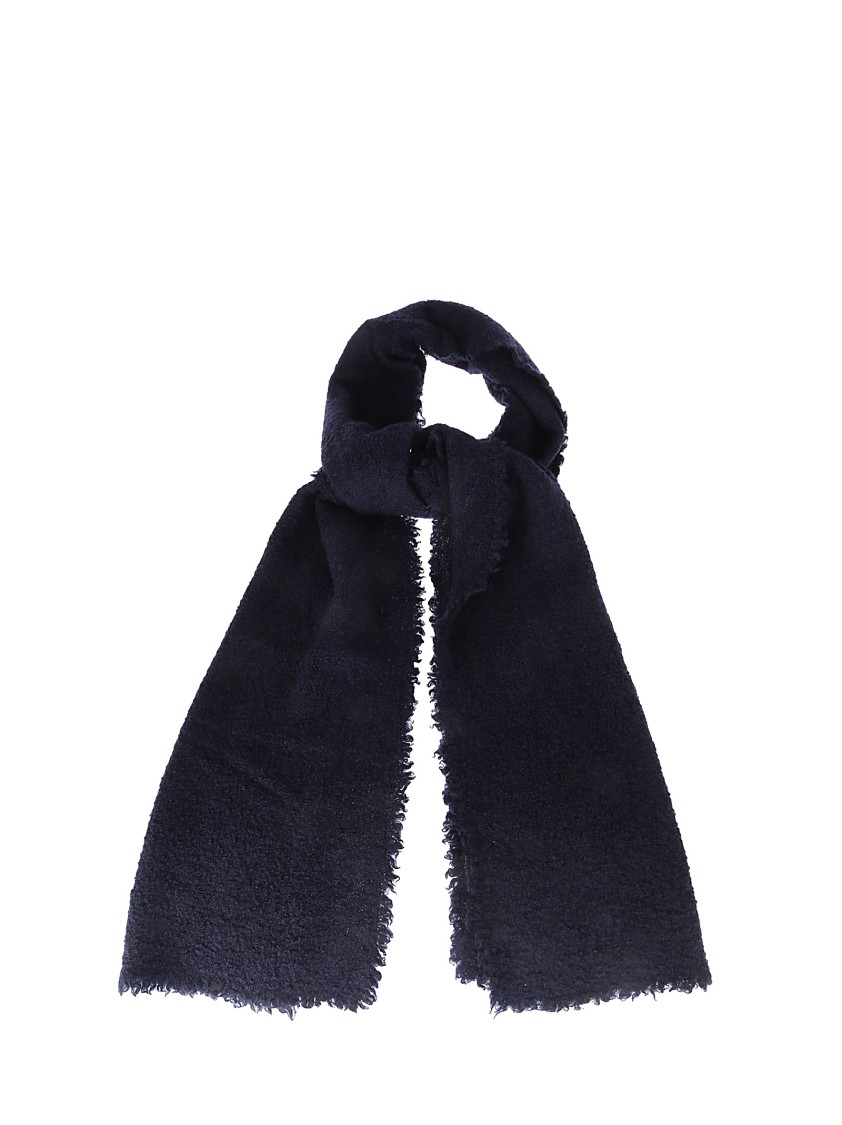Faliero Sarti Metallic Threading Seimanda Scarf In Blue
