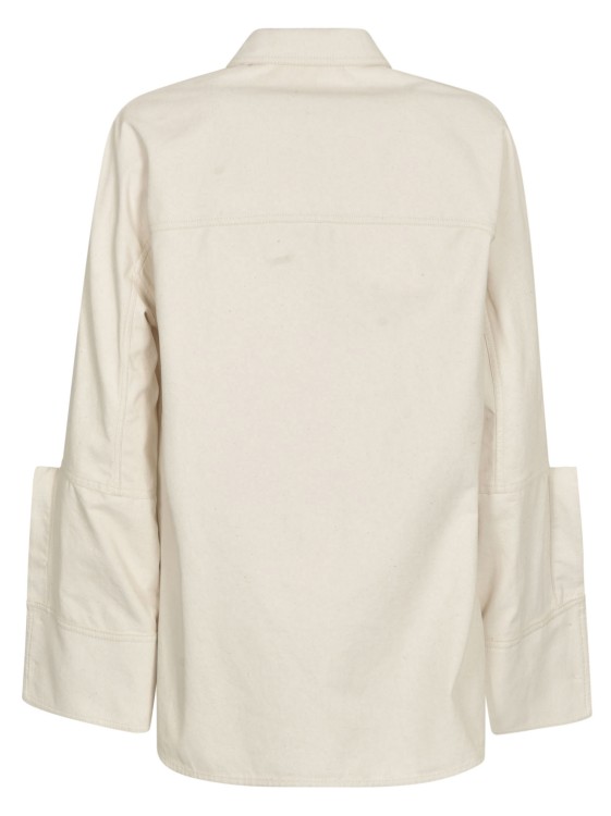 Shop Jil Sander Beige Shirt In White