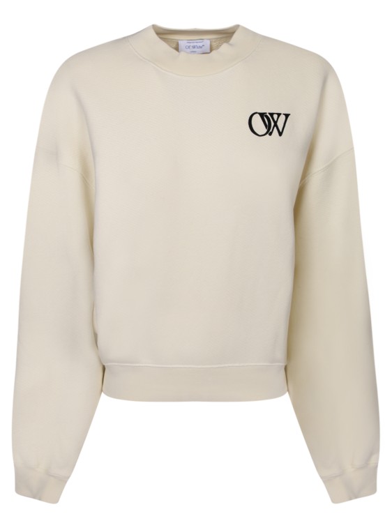 Off-white Oversize Cream Sweatshirt In Neutrals