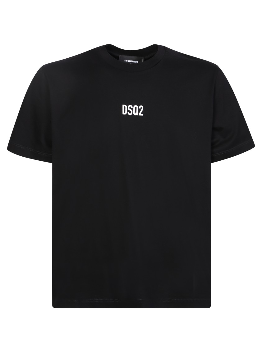 Shop Dsquared2 Black Logo T-shirts