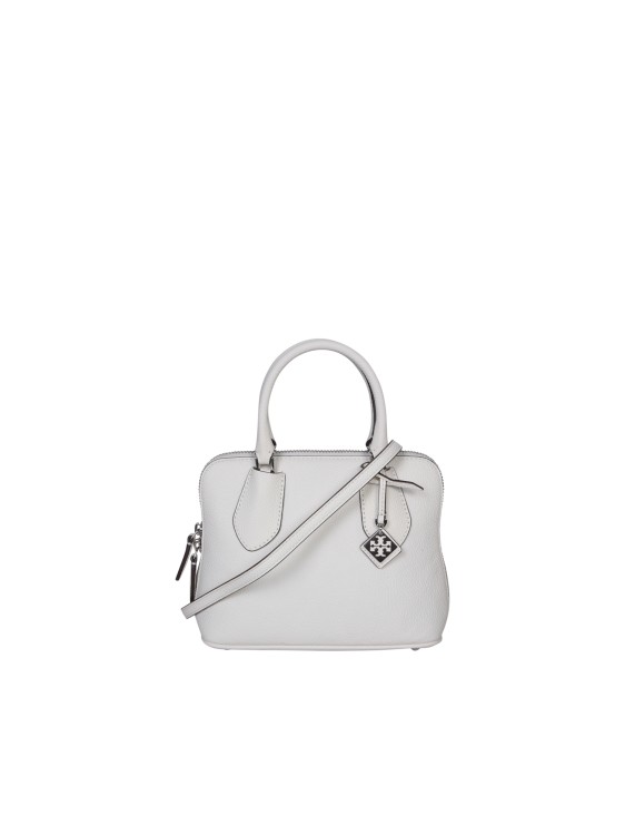 Tory Burch Leather Bag In White