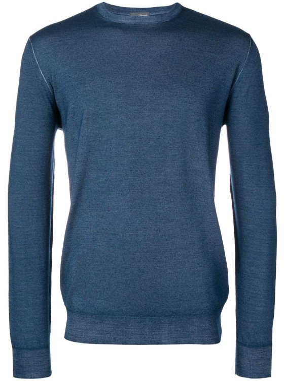 Drumohr Wool Sweater In Blue