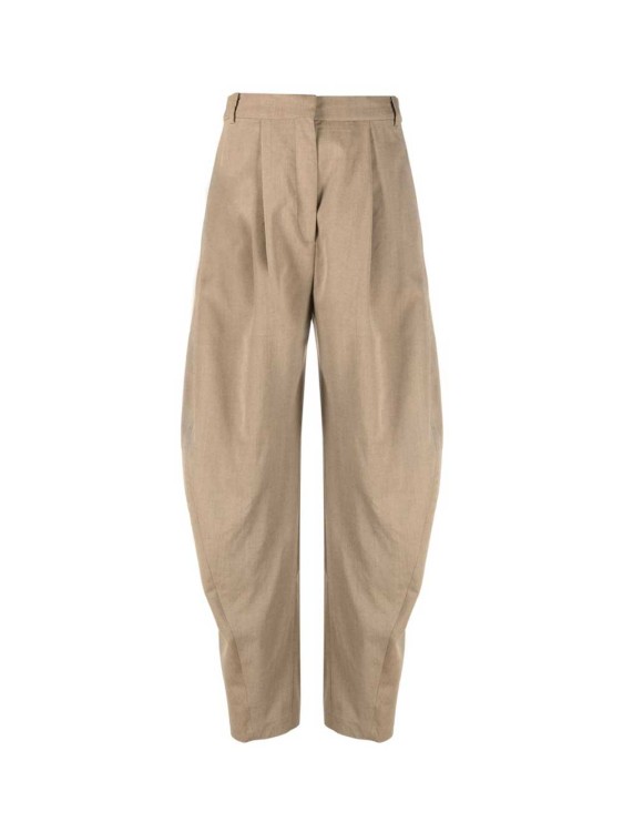 TIBI REFINED WOOL TRICOTINE SUITING SIMON TROUSER