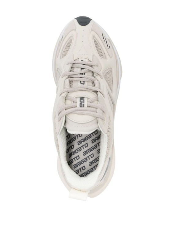 Shop Axel Arigato Sneakers  Satellite Runner Beige In White