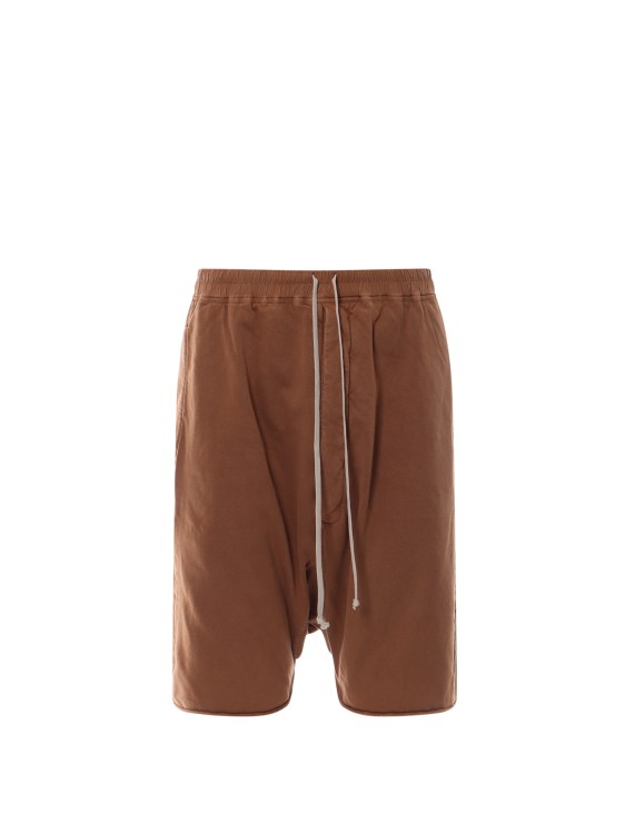 Shop Drkshdw Organic Cotton Bermuda Shorts In Brown