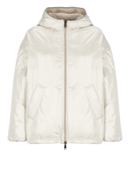 Brunello Cucinelli Revers Quilt In White