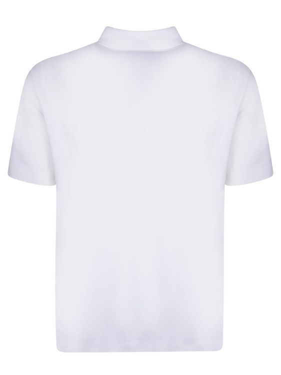 Shop Herno Cotton Polo Shirt In White