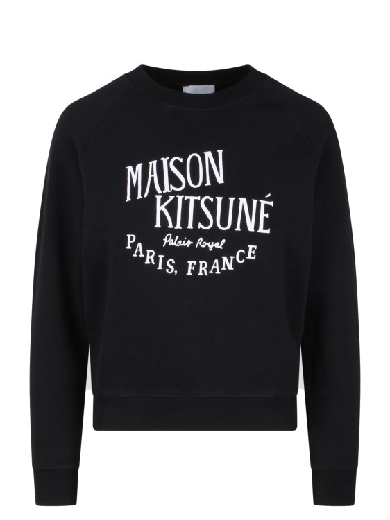 Shop Maison Kitsuné Palais Royale Classic Sweatshirt In Black
