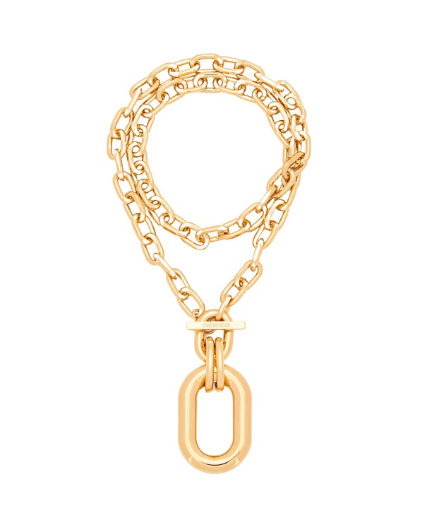Rabanne Link Necklace In Gold