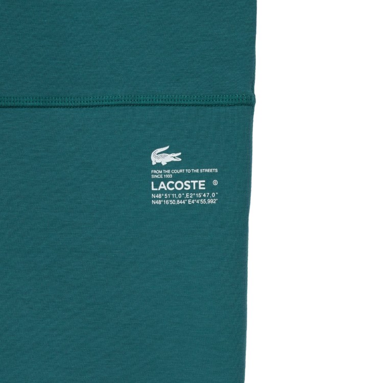 Shop Lacoste Green Cotton Pants
