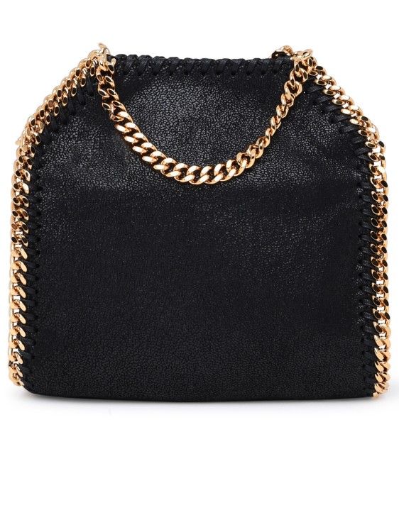 Shop Stella Mccartney Recycled Polyester Tiny Bag In Black
