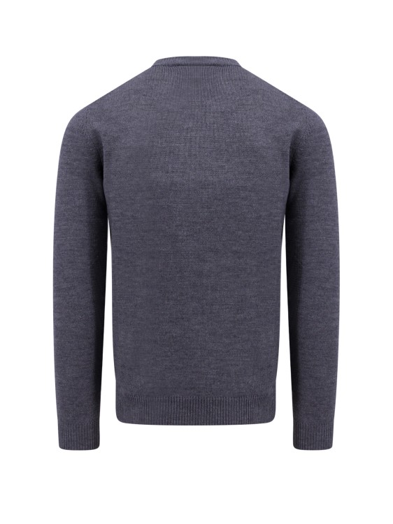 Shop Roberto Collina Grey Merino Wool Sweater