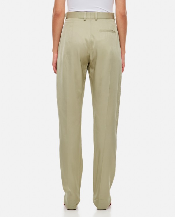 Bottega Veneta Straight Trousers In Neutrals