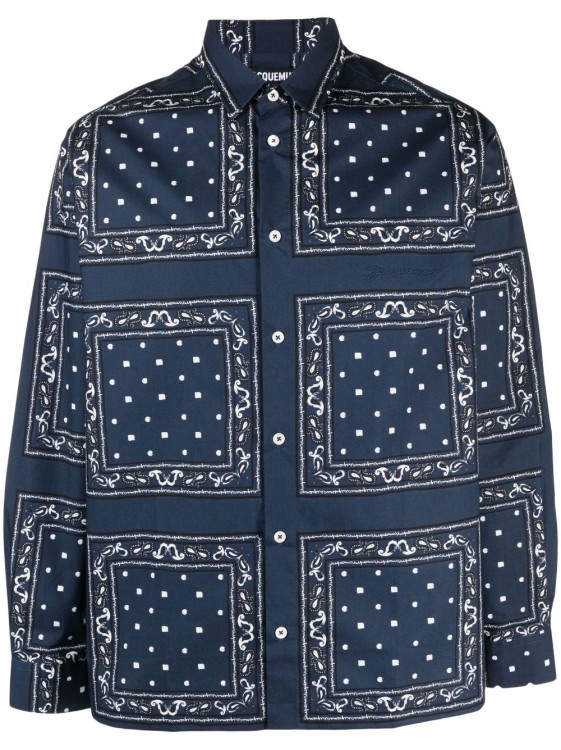 Jacquemus La Chemise Baou In Blue