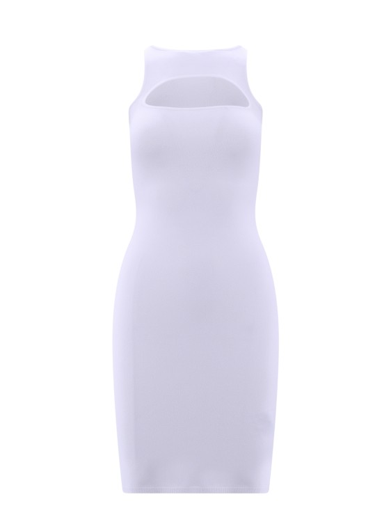 Shop Dsquared2 Viscose Blend Dress In White