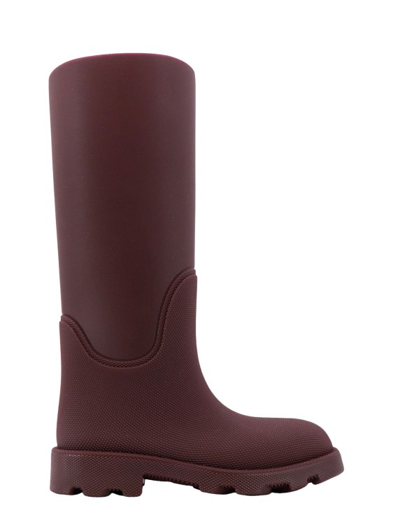 Burberry Rubber Boots In Black