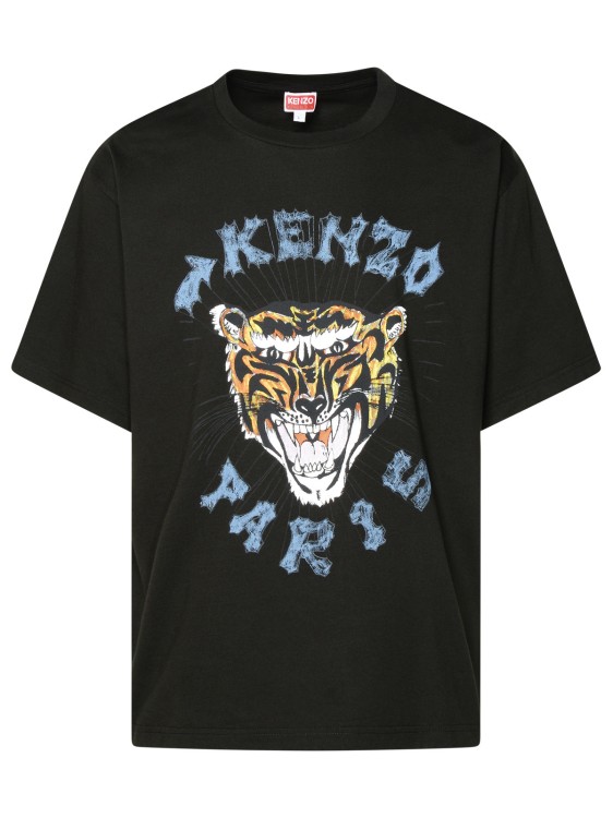 Kenzo Print T-shirt In Black