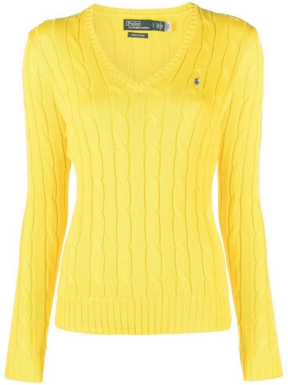 Polo Ralph Lauren Sweater  Woman Color Yellow In Gold