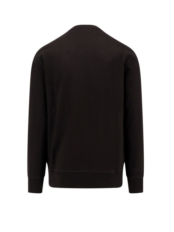 Shop Alexander Mcqueen Dragonfly Organic Cotton Sweatshirt In Black