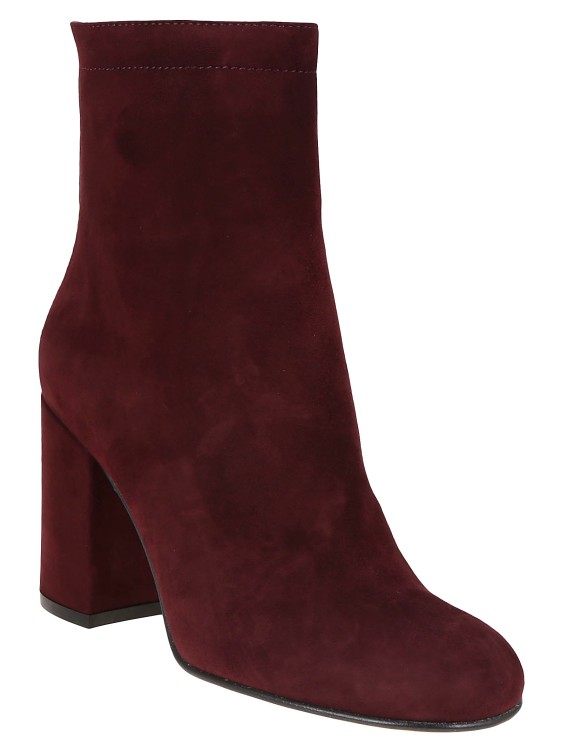 Shop Gianvito Rossi Bellamy Ankle Boot In Burgundy