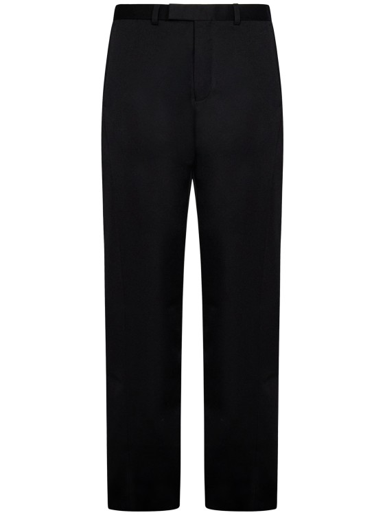 MARTINE ROSE STRAIGHT-LEG BLACK TAILORED TROUSERS,88d2a1cd-4610-2718-2ba5-818ad849ac68