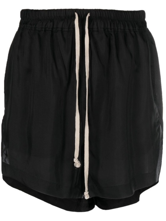 Rick Owens Black Pentaboxer Shorts