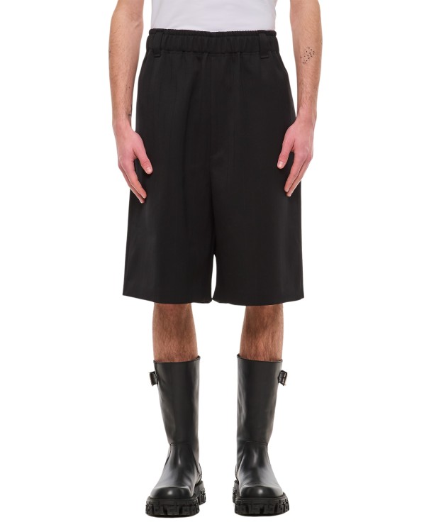Shop Jacquemus Juego Shorts In Black