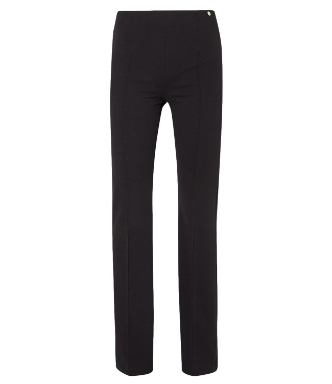 Shop Liu •jo Black High-waisted Trousers