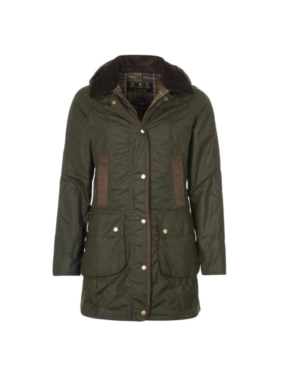 Barbour Bower Wax Womens Jacket In Olive