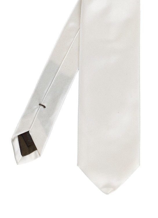 Shop Church's White Silk Tie