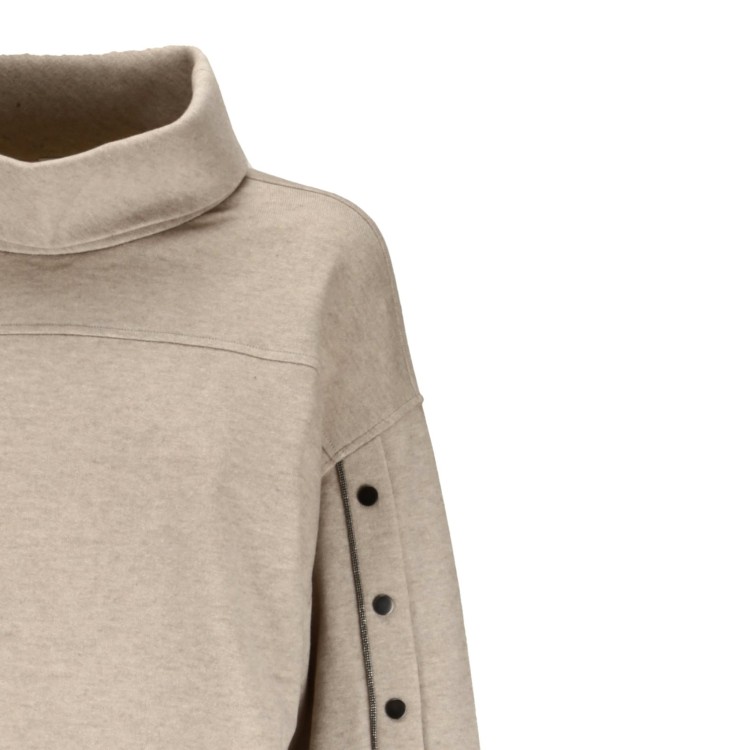 Shop Brunello Cucinelli Beige Cashmere Sweater In Neutrals