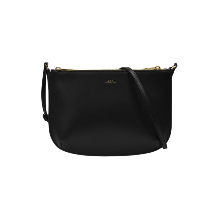Shop Apc Sarah Bag In Black Leather