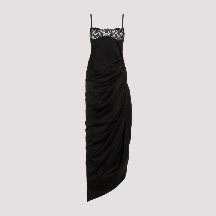 Shop Jacquemus Black La Robe Saudade Long Dress