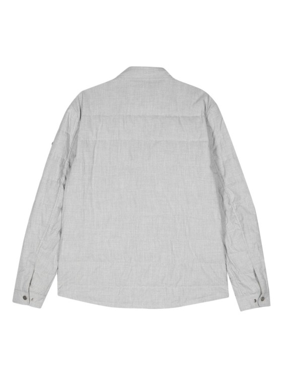 Shop Peserico Padded Shirt Jacket In White