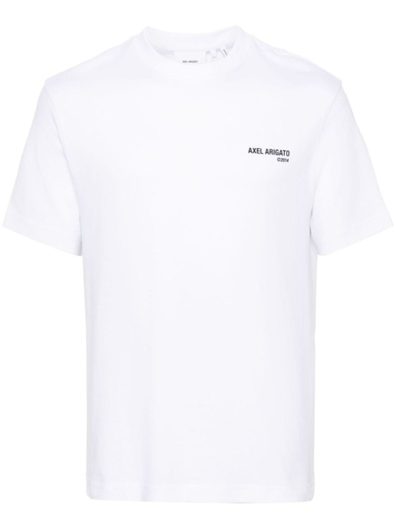 Shop Axel Arigato White Cotton T-shirt