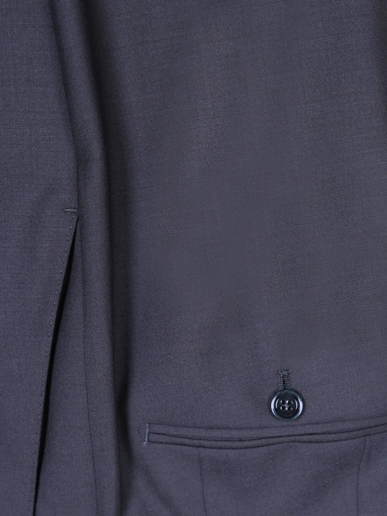 Shop Lardini Wool Suit In Grey