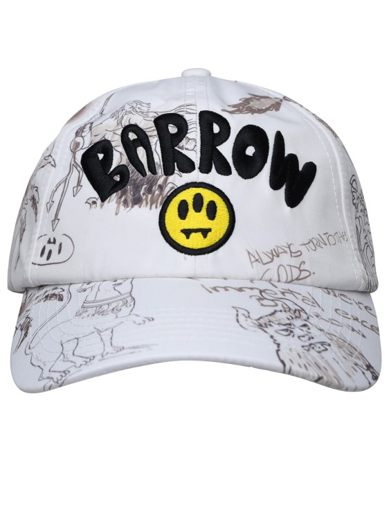 Barrow Ivory Polyester Hat In White