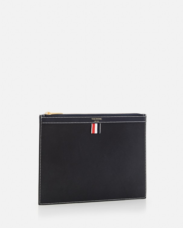 Shop Thom Browne Small Document Holder In Black