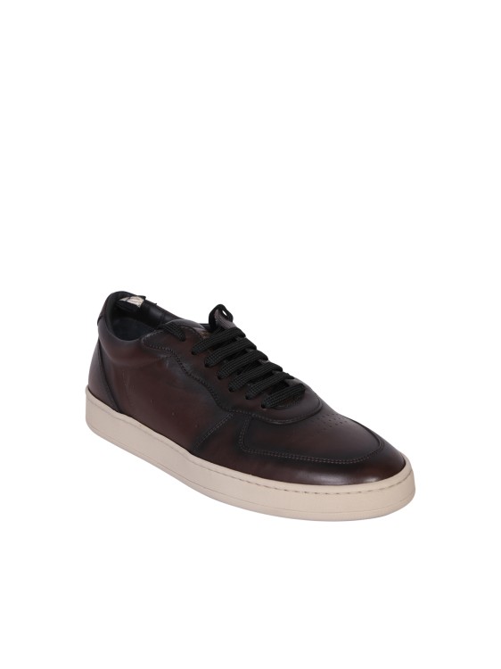 Shop Officine Creative Leather Sneakers In Brown