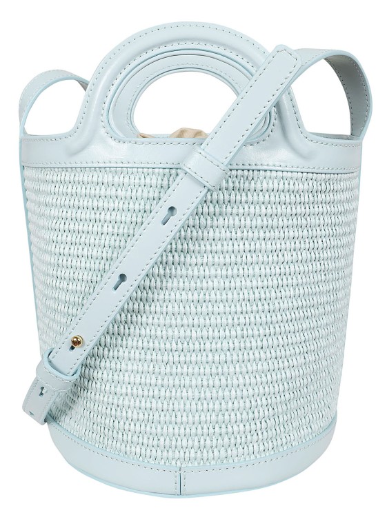 Shop Marni Small Tropicalia Bucket Bag In White