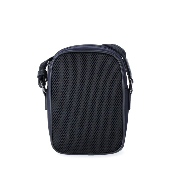 Shop Emporio Armani Travel Essential Navy Blue Crossbody Bag