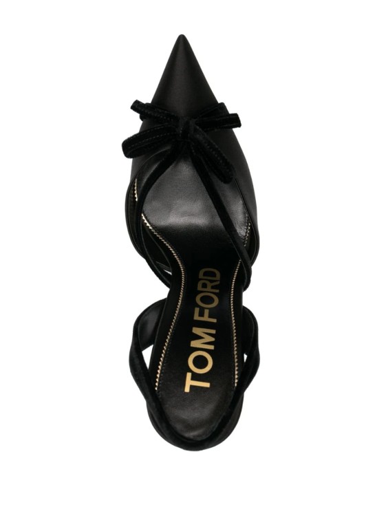 Shop Tom Ford Black Satin And Velvet Shoes