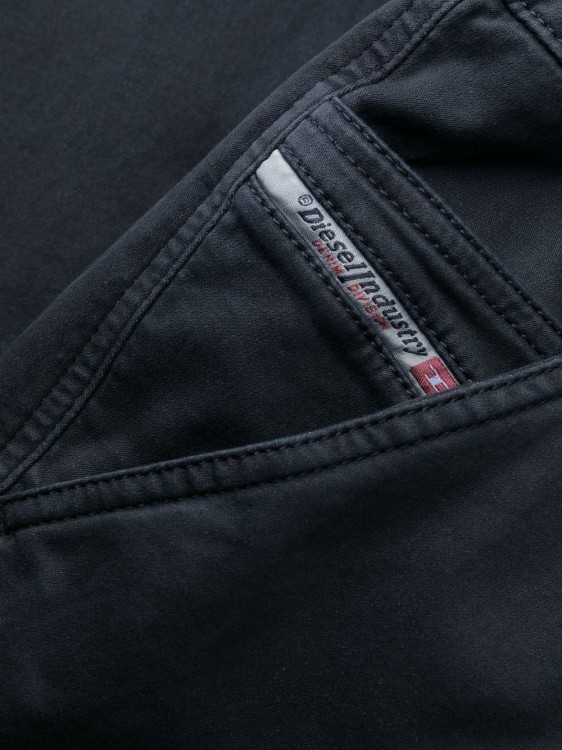 Shop Diesel Krooley Joggjeans® Tapered Jeans In Black