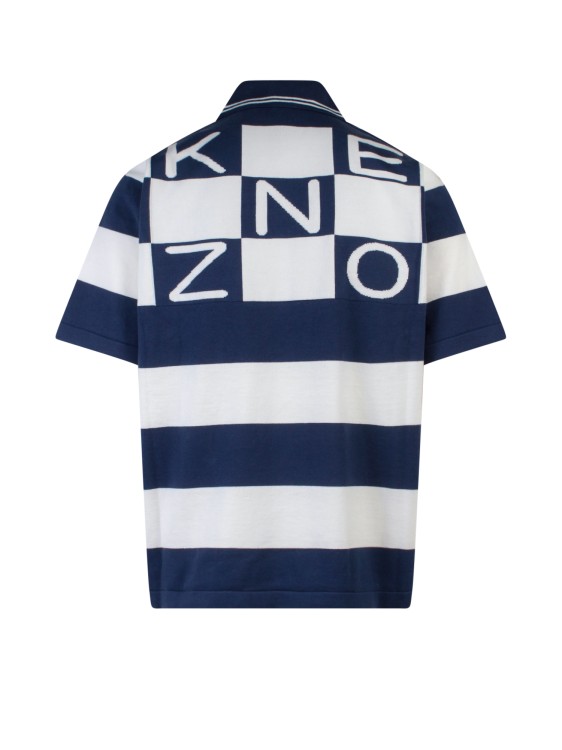Shop Kenzo Cotton Organic Polo Shirt With Frontal Logo In Black