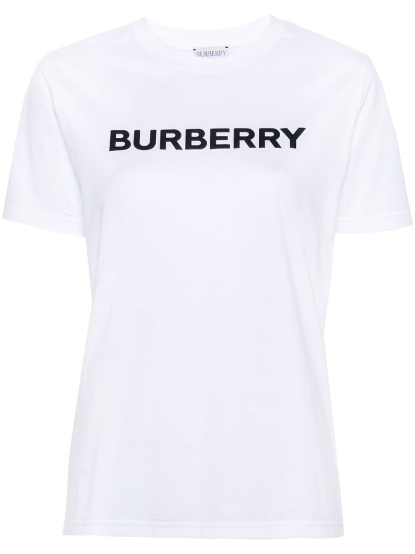 Burberry The Cotton T-shirt Is The Perfect Compromise Between Luxury And Basic Wear In White